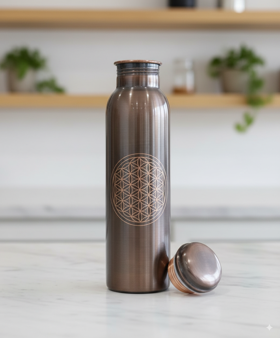 CuVibe - Handgefertigte Kupferflasche