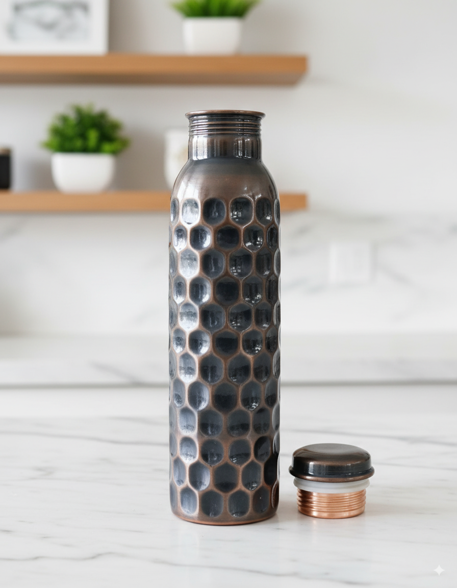 CuVibe - Handgefertigte Kupferflasche