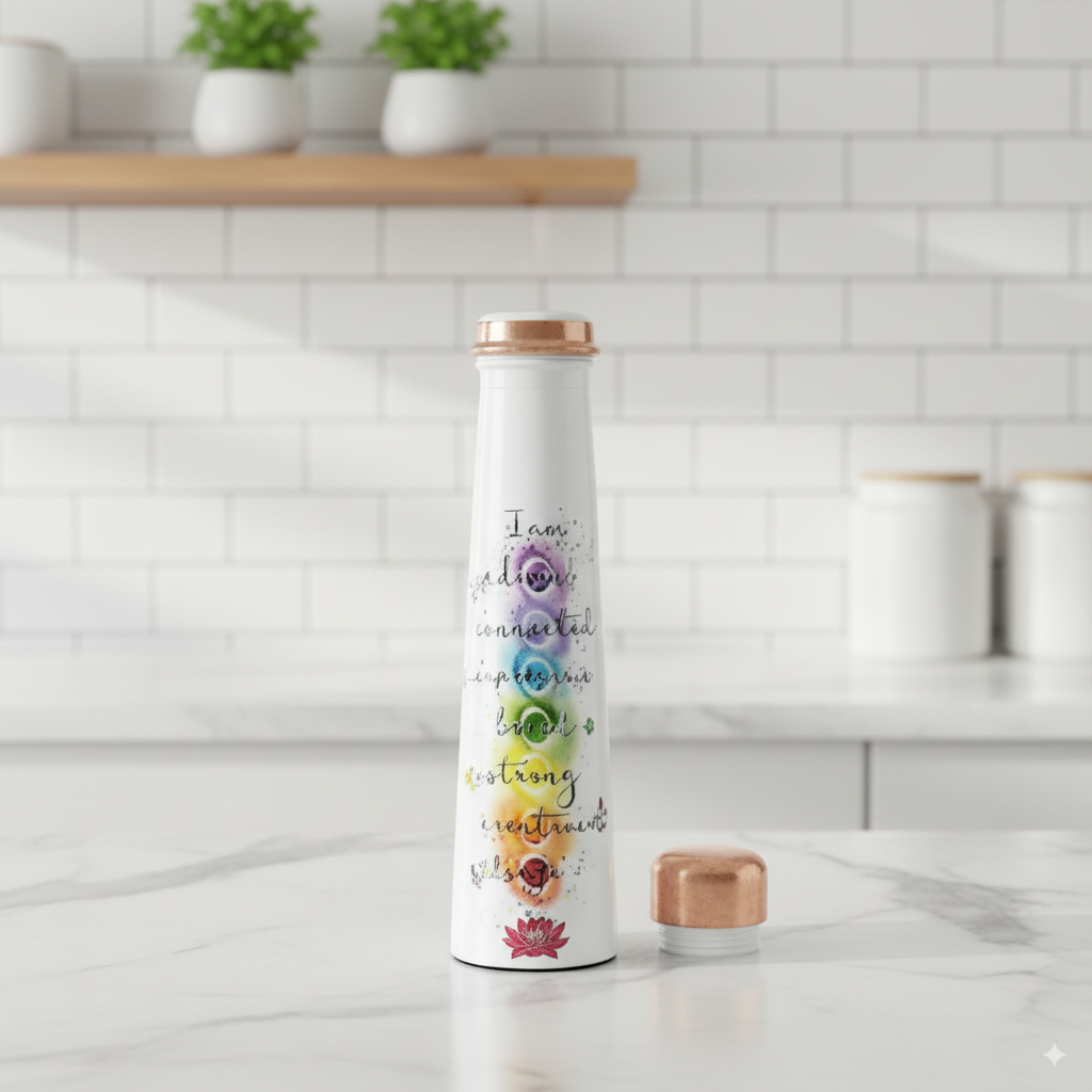 CuVibe - Handgefertigte Kupferflasche