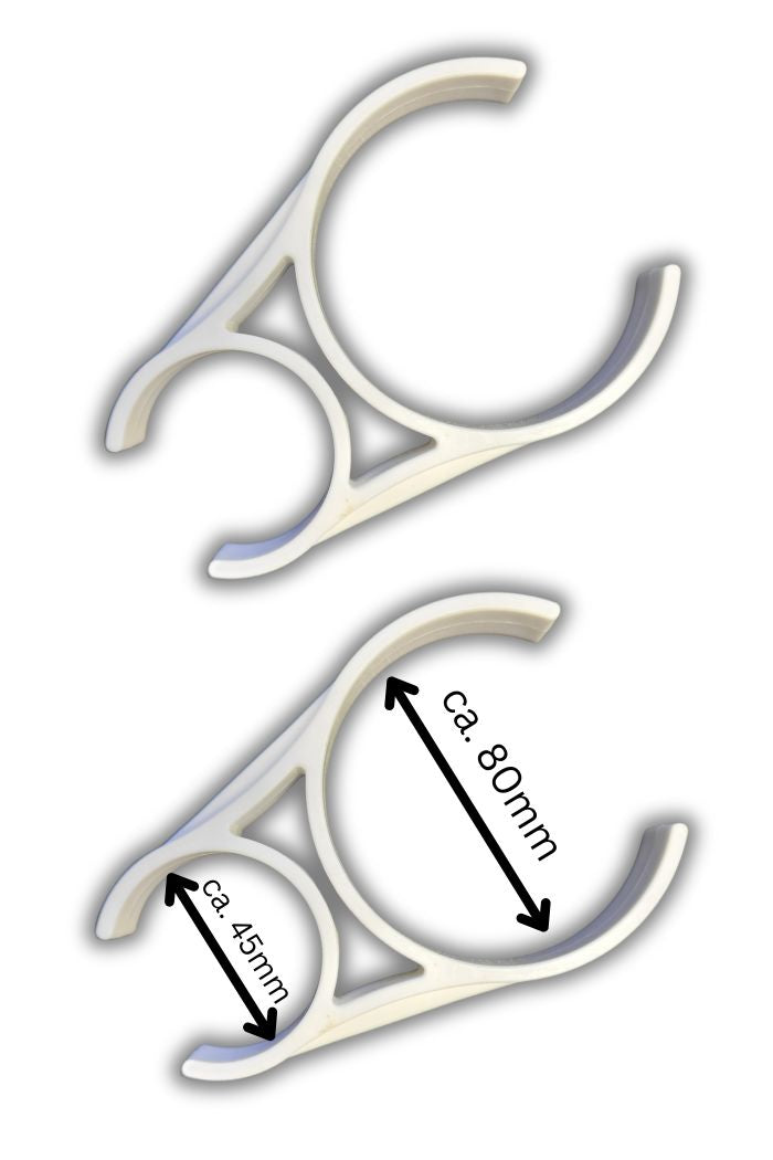 Wasserfiltergehäuse (Inlinekartusche) 10 Zoll zum DIY Alkalisieren und Mineralisieren
