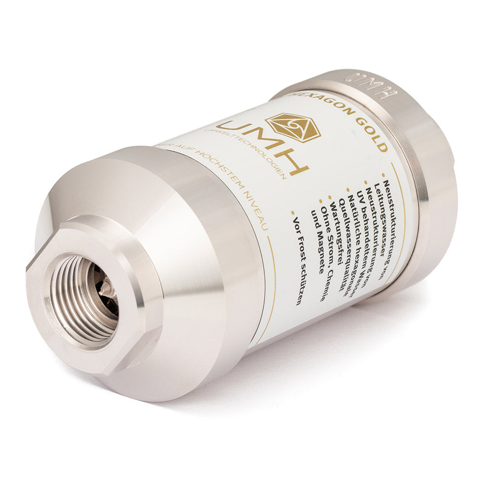 UMH Hexagon Gold: rivitalizzazione PREMIUM dell'acqua per sistemi ad osmosi inversa