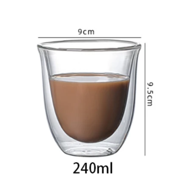 verres à double paroi - café, cappuccino, latte macchiato ou plutôt thé