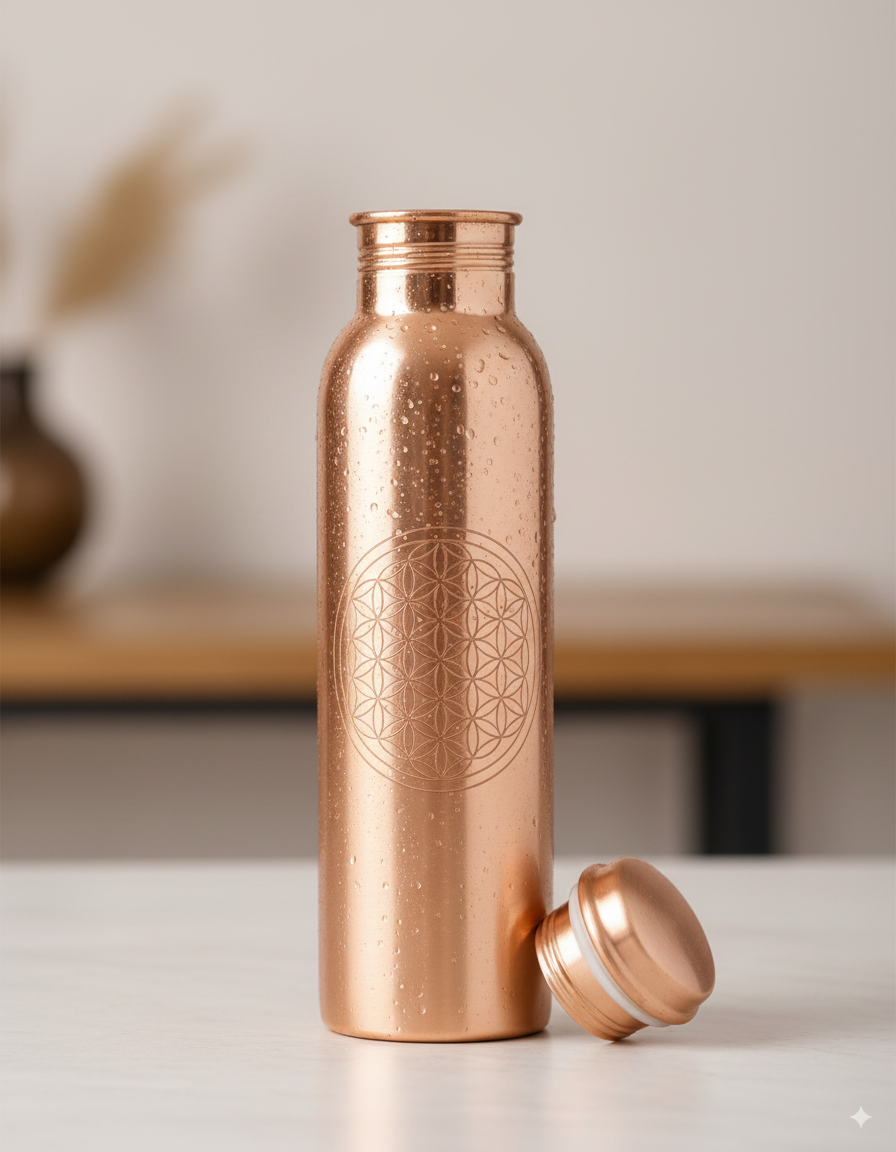 CuVibe - Handgefertigte Kupferflasche