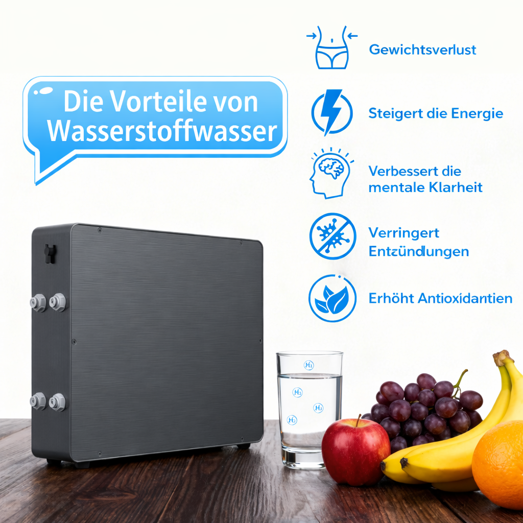 Die Hydro-Station mit den Vorteilen von wasserstoffreichem Wasser